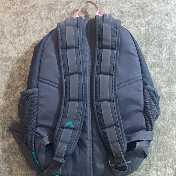 Adidas Load Spring Gray, Teal & Rainbow Backpack. {289} - Picture 2 of 11